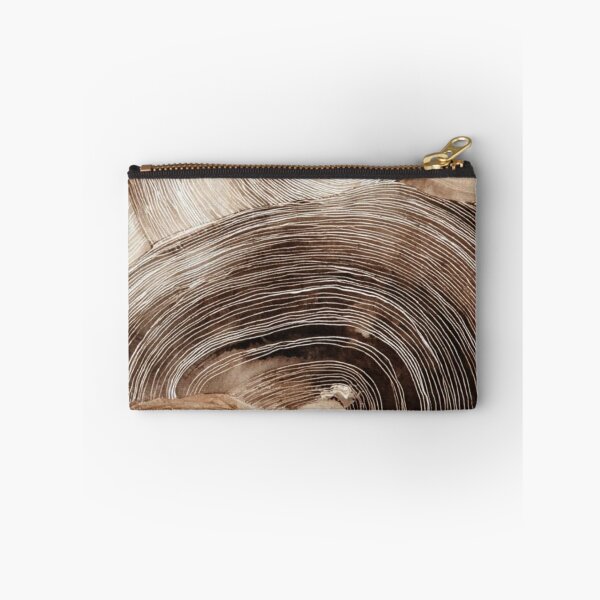 Item preview, Organic Wood Grain Rings Beige Brown Abstract Tree Slab Art designed and sold by LYAN-STORE.