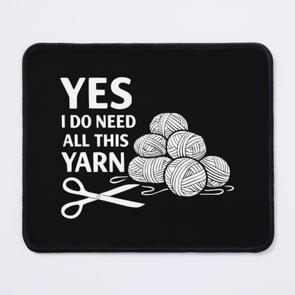 Item preview, knitting funny knitting quote designed and sold by kiakuki.