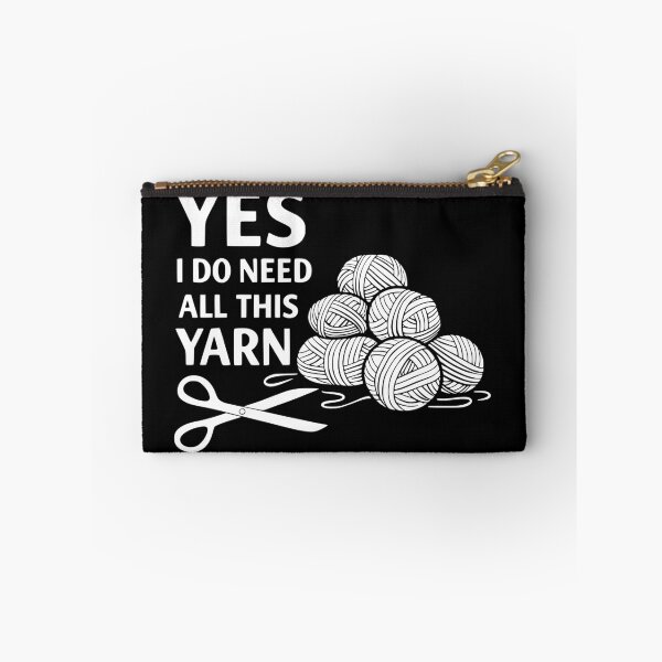 Item preview, knitting funny knitting quote designed and sold by kiakuki.
