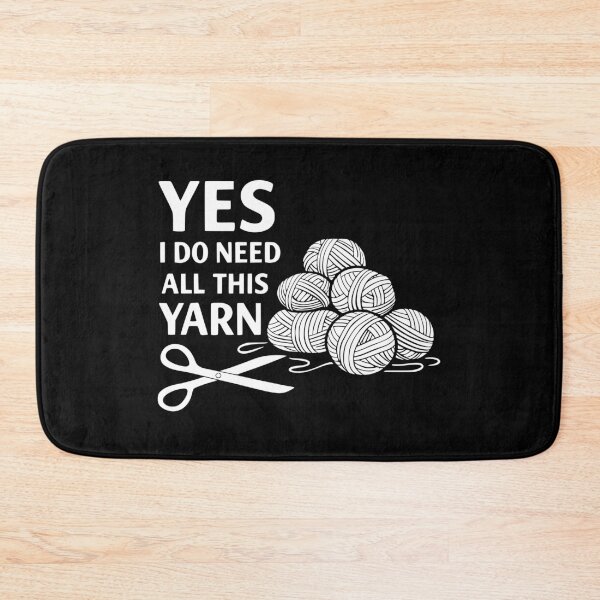 Item preview, knitting funny knitting quote designed and sold by kiakuki.