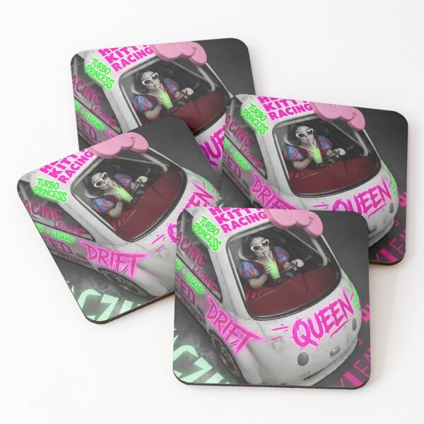 Item preview, Neon Drift: When Cute Hits Maximum Speed designed and sold by Print Fiction.