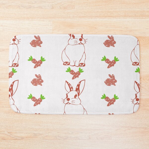 Item preview, A seamless hand-drawn Easter pattern with decorative eggs and carrots.. It includes Easter motifs, bunnies, and carrots.  designed and sold by TaniaArtDesign.