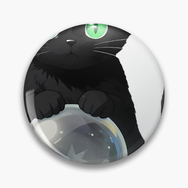 Item preview, Gothic Black Cat Crystal Ball designed and sold by IllumeInk.