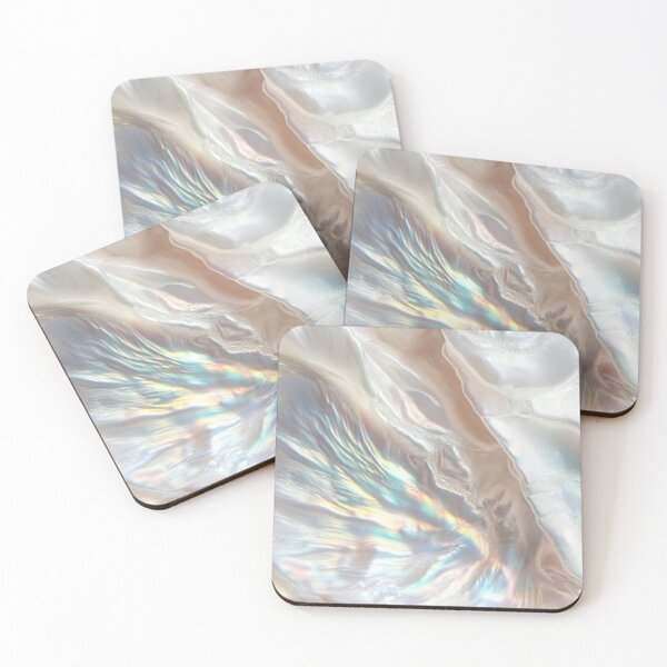 Item preview, Iridescent Mother of Pearl Shell Texture Pearl Aesthetic designed and sold by LYAN-STORE.