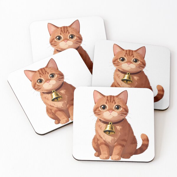 Item preview, Cinnamon Cat Golden Bell designed and sold by pumsquare.