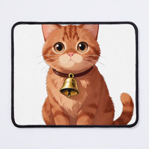 Item preview, Cinnamon Cat Golden Bell designed and sold by pumsquare.