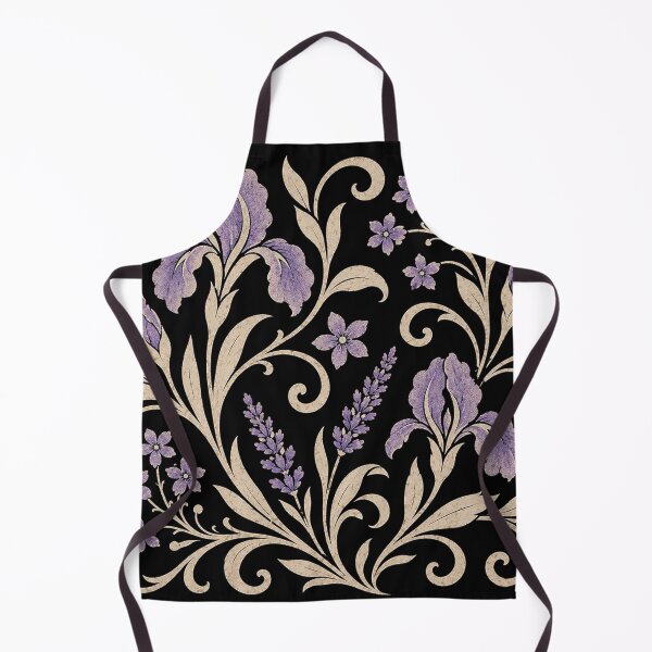 Item preview, Iris & Lavender Botanical Ornament designed and sold by PetalGarden.