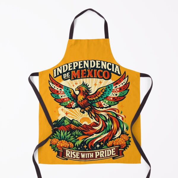 Item preview, Rise With Pride Mexican Phoenix Independence Vintage Patriotic Mexico T-Shirt designed and sold by irfanshikh.