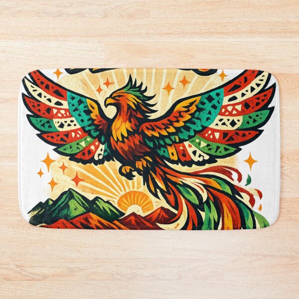 Item preview, Rise With Pride Mexican Phoenix Independence Vintage Patriotic Mexico T-Shirt designed and sold by irfanshikh.