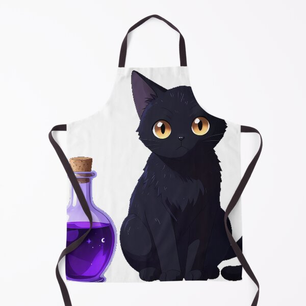 Item preview, Gothic Black Cat Potion Bottle designed and sold by IllumeInk.