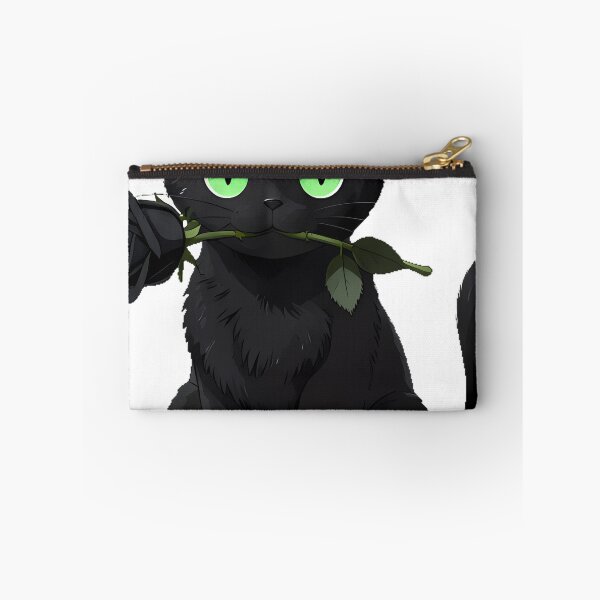 Item preview, Gothic Black Cat Black Rose designed and sold by IllumeInk.