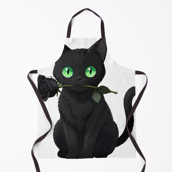 Item preview, Gothic Black Cat Black Rose designed and sold by IllumeInk.