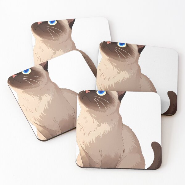 Item preview, Siamese Cat Moon Gazing designed and sold by pumsquare.