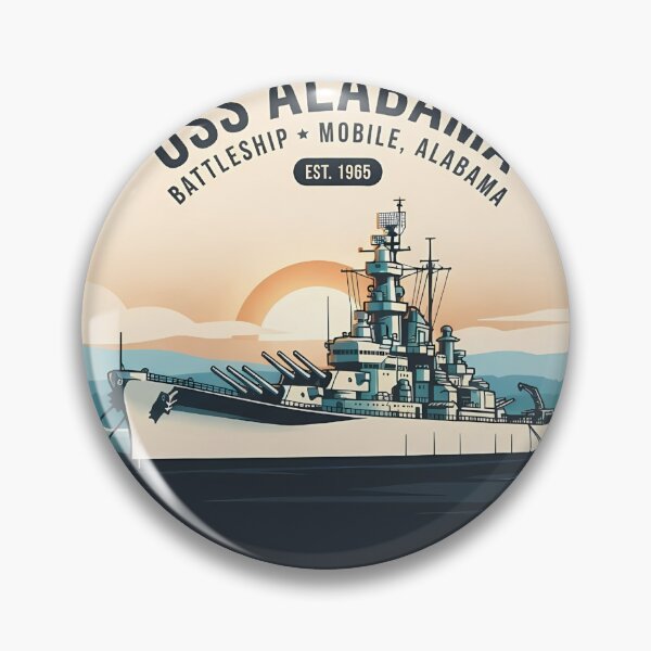 Item preview, USS Alabama Battleship Mobile Alabama designed and sold by DetourDgn.
