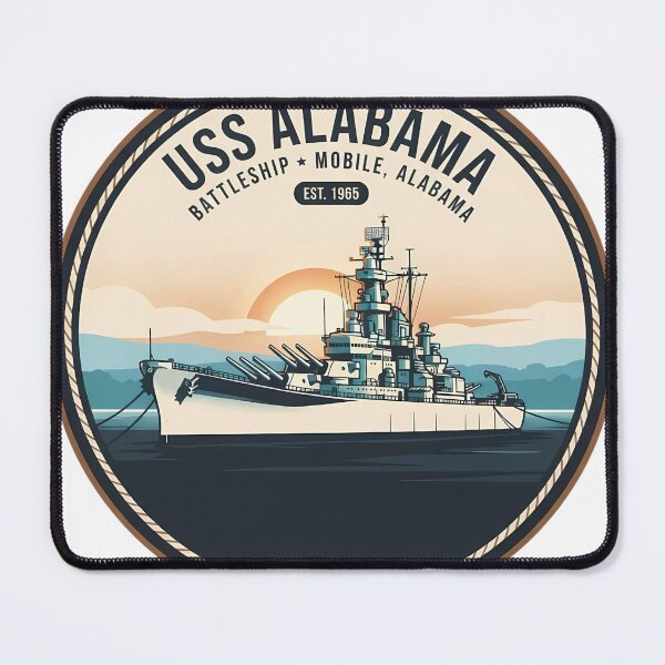 Item preview, USS Alabama Battleship Mobile Alabama designed and sold by DetourDgn.