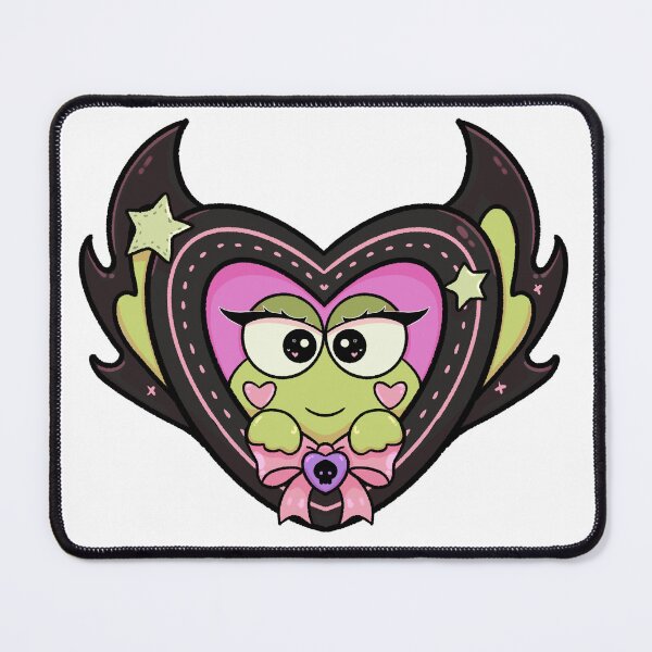 Item preview, Pastel Goth Keroppi Heart | Cute Kawaii Frog  designed and sold by Ovarkt.