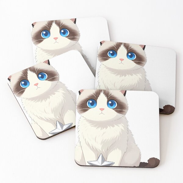 Item preview, Snowshoe Cat Silver Star designed and sold by pumsquare.