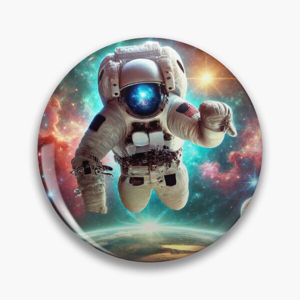 Item preview, Astronaut salute in space designed and sold by JALNERVION SHOP.