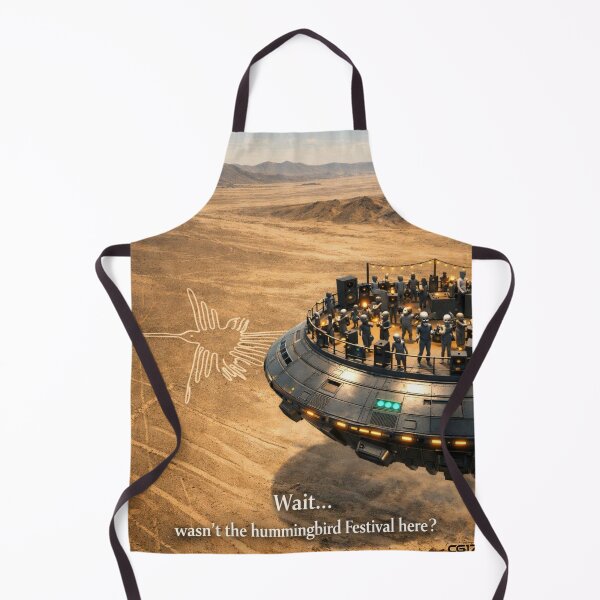 Item preview, Nazca Hummingbird UFO Party designed and sold by CG17s.