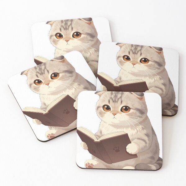 Item preview, Scottish Fold Book Reading designed and sold by pumsquare.