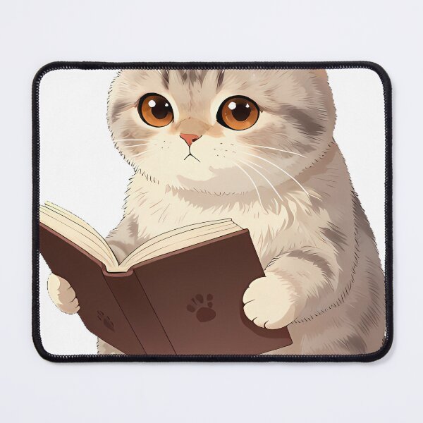 Item preview, Scottish Fold Book Reading designed and sold by pumsquare.