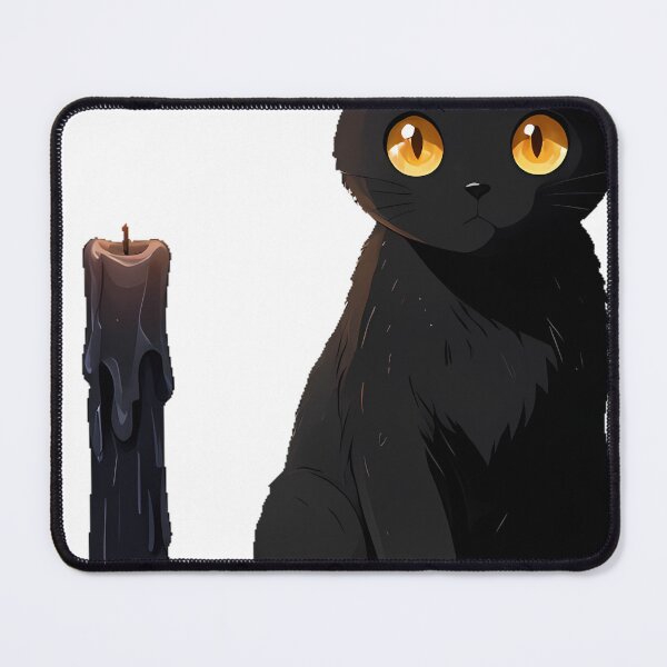 Item preview, Gothic Black Cat Candle designed and sold by IllumeInk.