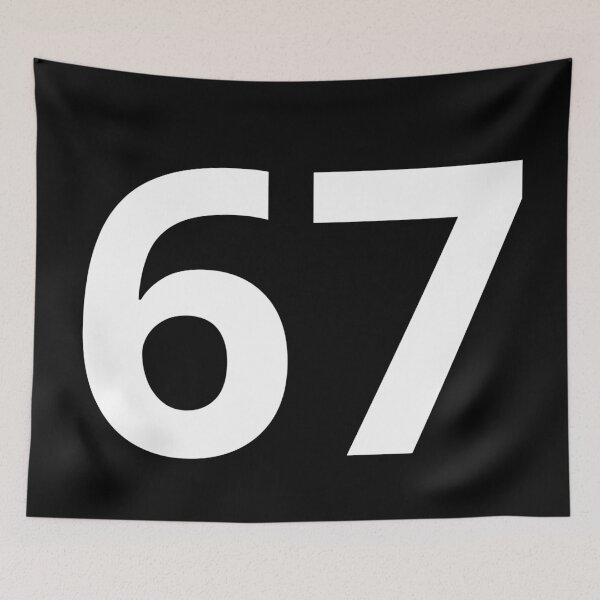 Item preview, 67 Sixty Seven Logo Number designed and sold by KALEIDOSCOPE UK.