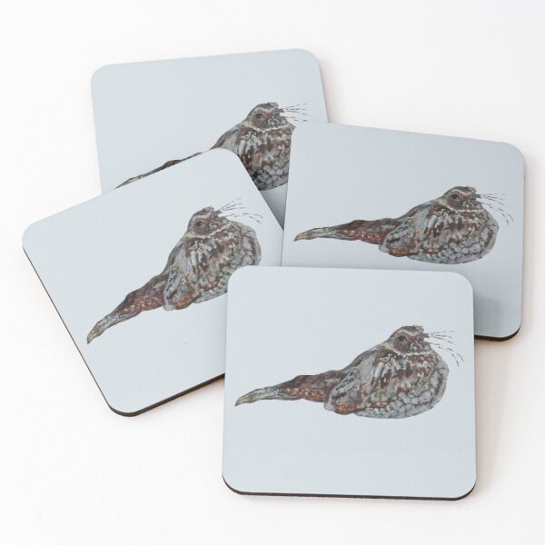 Item preview, Sitting Nightjar: Acrylic Painted designed and sold by Charlotte's Shop of Bird Stuff.