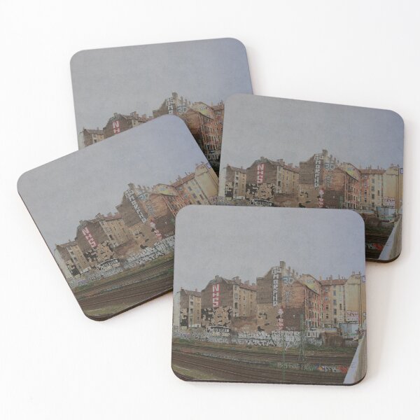 Item preview, old houses by the rail tracks in east berlin designed and sold by younglen.