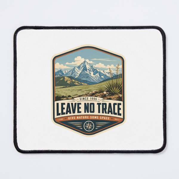 Item preview, Leave No Trace Give Nature Some Space Outdoors Hiking Conservation designed and sold by Simsimah26Parks.