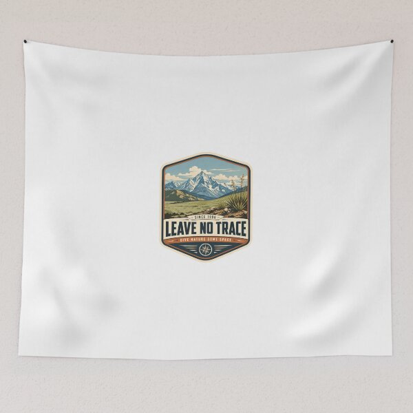 Item preview, Leave No Trace Give Nature Some Space Outdoors Hiking Conservation designed and sold by Simsimah26Parks.
