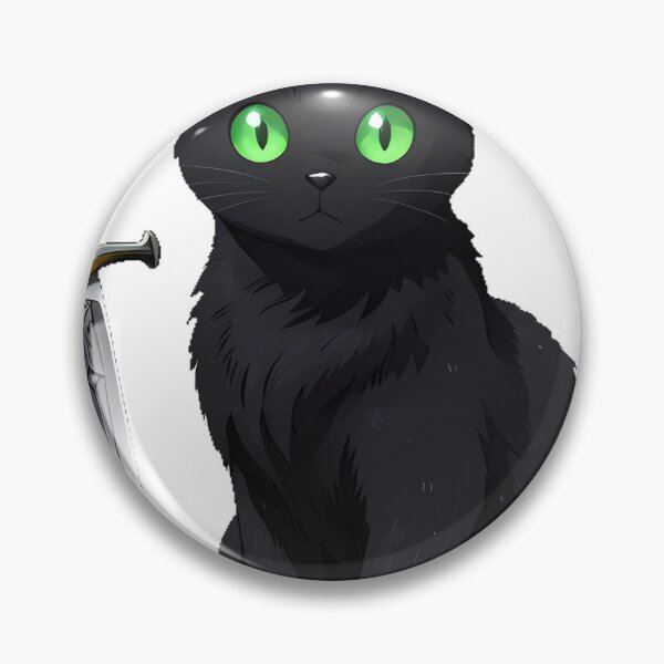 Item preview, Gothic Black Cat Silver Dagger designed and sold by IllumeInk.
