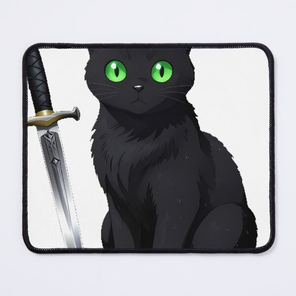 Item preview, Gothic Black Cat Silver Dagger designed and sold by IllumeInk.