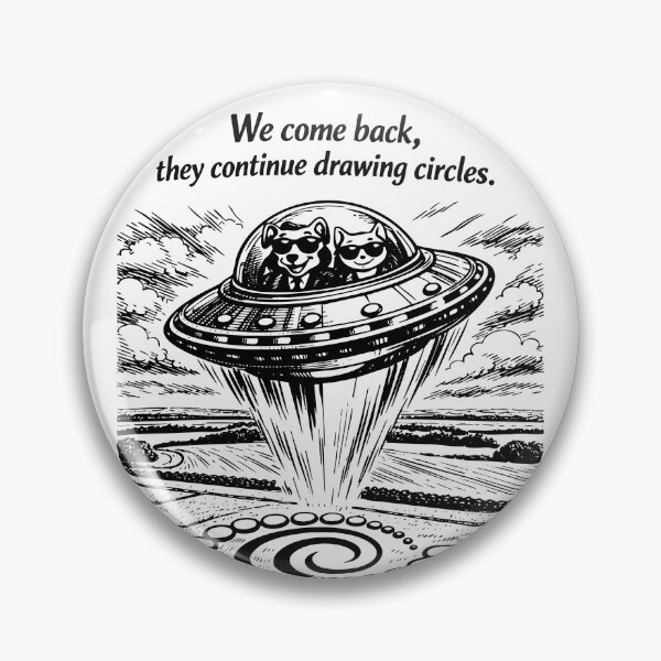 Item preview, Crop Circles - Come Back -Alien Humor designed and sold by CG17s.