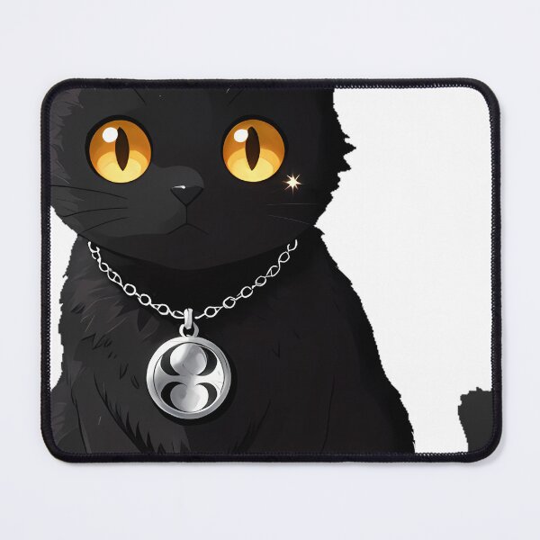 Item preview, Gothic Black Cat Moon Amulet designed and sold by IllumeInk.