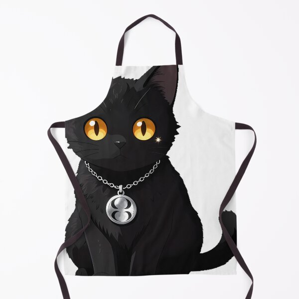Item preview, Gothic Black Cat Moon Amulet designed and sold by IllumeInk.