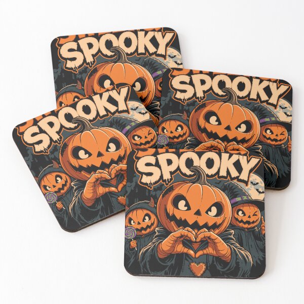Item preview, Sweet And Spooky Cute Pumpkin Head Heart Hands designed and sold by Coldink.