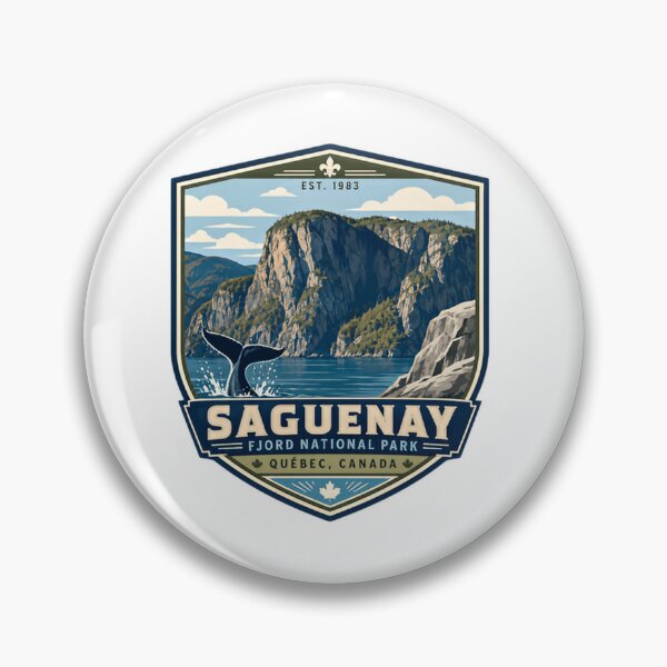 Artikelvorschau, Schätzung: 1983 Saguenay-Fjord-Nationalpark Québec, Kanada Reise-Souvenir-Entdecker entworfen und verkauft von Simsimah26Parks.