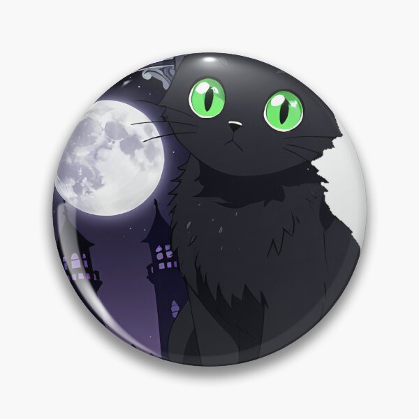 Item preview, Gothic Black Cat Tarot Moon designed and sold by IllumeInk.