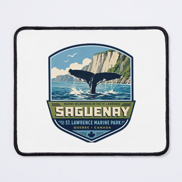 Item preview, Marine Wilderness Of The St. Lawrence Saguenay St. Lawrence Marine Park Quebec Canada Whale Watching Traveler designed and sold by Simsimah26Parks.