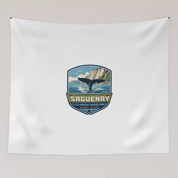 Item preview, Marine Wilderness Of The St. Lawrence Saguenay St. Lawrence Marine Park Quebec Canada Whale Watching Traveler designed and sold by Simsimah26Parks.