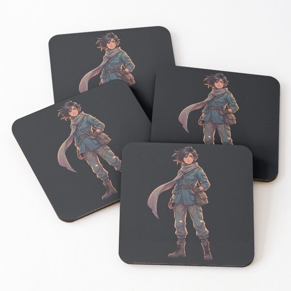 Item preview, Anime Adventurer Scarf Aesthetic - Modern Fantasy Wanderer Art designed and sold by MCV-Designs.