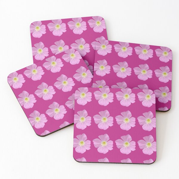 Item preview, Pink flower on magenta background  designed and sold by happytraveller1.