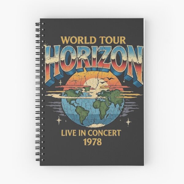 Item preview, Vintage 1978 Horizon World Tour Rock Graphic designed and sold by YunsCozyCorner.