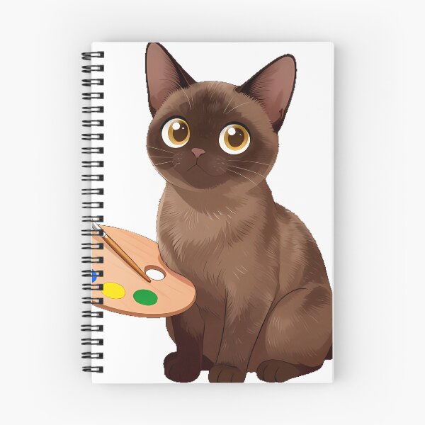 Item preview, Chocolate Burmese Cat Paint Palette designed and sold by pumsquare.
