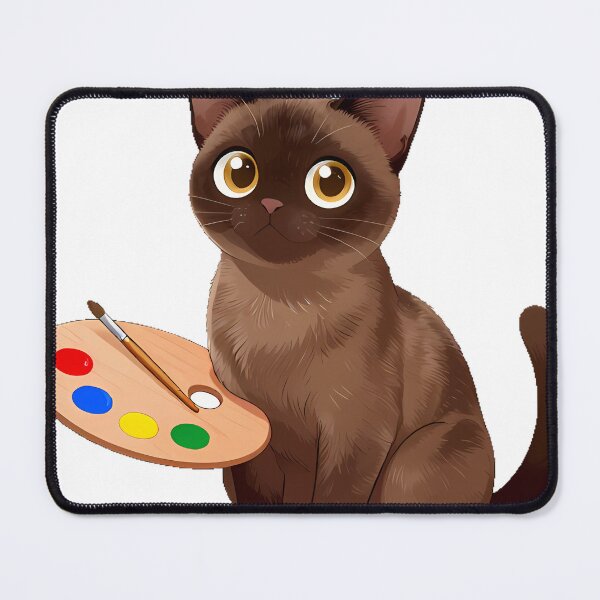 Item preview, Chocolate Burmese Cat Paint Palette designed and sold by pumsquare.