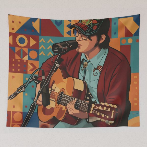 Item preview, Stephen Wilson Jr Original Custom Vintage Music Poster Wall Art designed and sold by Cool Robot Bro..