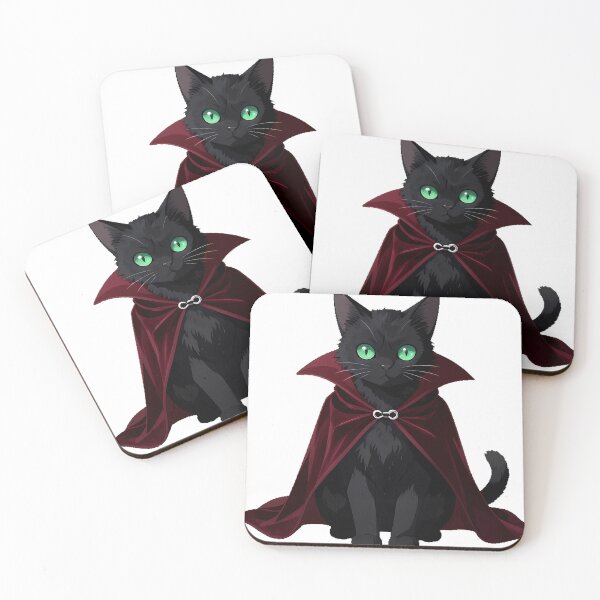 Item preview, Gothic Black Cat Vampire Cape designed and sold by IllumeInk.