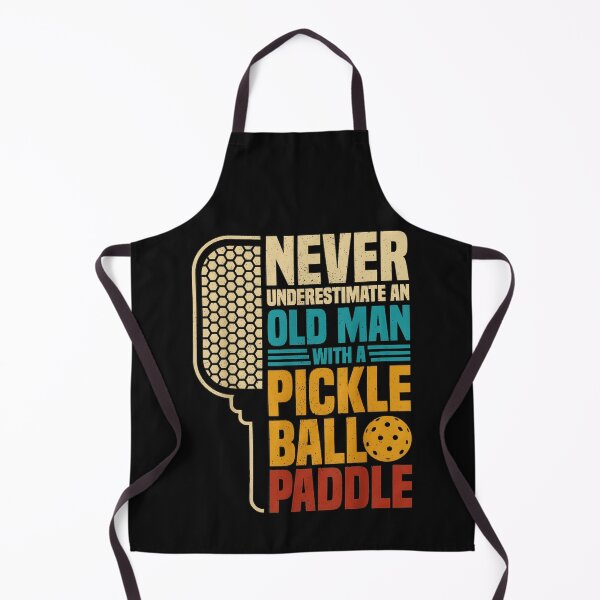 Item preview, Never Underestimate An Old Man With A Pickleball Paddle Senior Player Grandpa Dad Gift designed and sold by DanielVantiOAL.