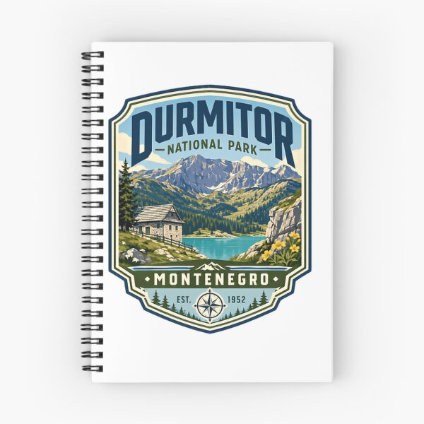 Item preview, Durmitor National Park Montenegro Est 1952 Travel Hiking Souvenir designed and sold by Simsimah26Parks.